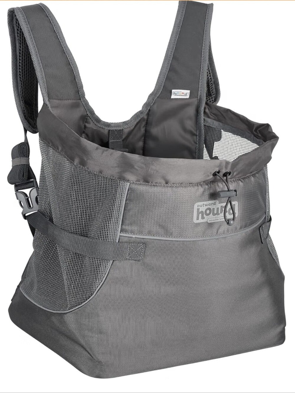 Outward Hound Gray Hands-Free Pet Carrier Duffel Size Medium